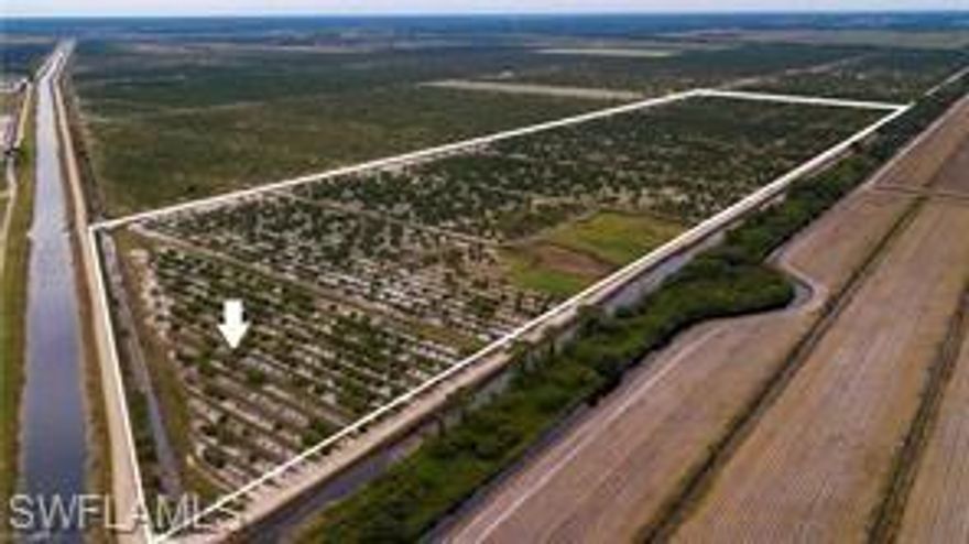 8.25 acres of prime land in Gerber Groves. This mixed used lot has unlimited opportunities to grown your own crops and live on your own private farm. Property located in Gerber Groves Water District that is a managed entity funded through Hendry County Tax Collector. To visit the property enter 3rd Rd for GPS directions, 7th Rd is not recognized on all GPS devices continue north 4 blocks to 7th. Survey available.