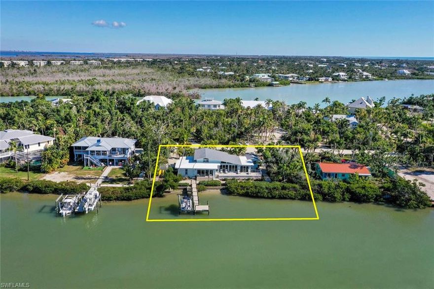 Incredible Bayfront Living with 150+ Feet on Sunset Bay!?Experience coastal luxury in this beautifully renovated 3-bedroom, 3-bath beach home, perfectly positioned on one of Sanibel’s most desirable bayfront settings. With over 150 feet of prime waterfront, enjoy sweeping water views and unforgettable sunsets from nearly every room.
This serene retreat features an electric fireplace, expansive deck for entertaining, 2-car garage, and a private boat dock with lift—ideal for embracing the island boating lifestyle. Offering exceptional privacy, tranquility, and direct water access, this home delivers the best of relaxed living and coastal adventure.
A rare opportunity to own a true slice of paradise on Sunset Bay on Sanibel Island! Dreams really do come true.