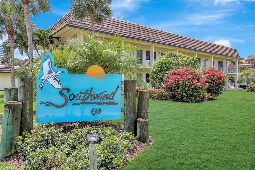 Discover the ultimate island get away with this charming 1-bedroom, 1-bath condo, offering an unbeatable combination of affordability, convenience, and direct access to Marco Island's coveted Resident's Beach. Whether you're seeking a sun-drenched winter escape from the North or a budget-friendly path to beach access as a Southwest Florida local, this furnished, and tastefully appointed condo is an absolute dream. Step inside and admire the seamless flow of luxury vinyl flooring throughout, complemented by elegant crown molding and stylish plantation shutters. Updated ceiling fans add to comfort and aesthetic appeal, ensuring you'll instantly fall in love with its prime location and fantastic amenities. Imagine waking up and being just steps away from the pristine sands of Marco Island's Resident's Beach! As a member, you'll enjoy exclusive access to a wealth of amenities including relaxing tiki huts, spacious picnic areas, and a beloved local's favorite beach food hut. Families will appreciate the newly updated children's play equipment, while monthly music events during season add to the vibrant atmosphere. Beyond the beach, a culinary adventure awaits directly across the street. Indulge in local favorites like Doreen's Cup of Joe, Sami's, Thai Sushi, Joey's Pizza, Verdi's, La Mesa Taqueria, and Empire Bagel, all just a short stroll away. This condo isn't just a home; it's a lifestyle. Offered fully furnished, it's ready for you to move in and start enjoying the Marco Island dream from day one. Don't miss this opportunity to own your piece of paradise!