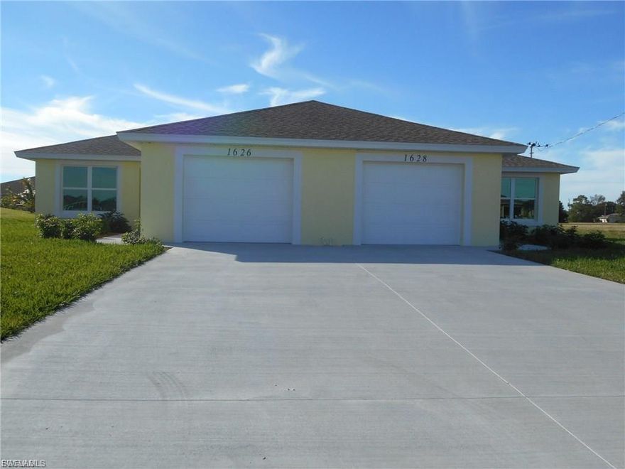 Located in highly desirable southwest Cape Coral! 3 bedrooms, 2-bathroom, tile flooring through out! New appliances! Attached 2 car garage. Pets allowed with approval.