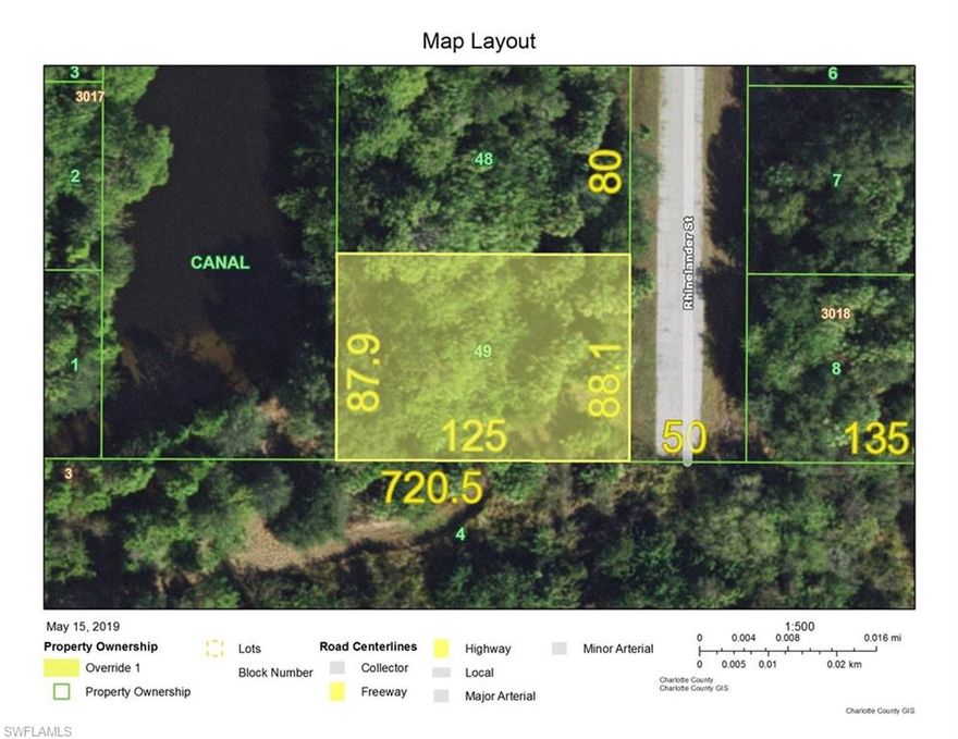 Build on this waterfront lot on the beautiful saltwater / brackish Butterfield Waterway.  A shallow draft boat, kayak or canoe would allow you to explore the scenic Myakka River system upriver to Myakka State Forest and downriver to beautiful Charlotte Harbor.  Adjoining lot is also available for sale. Build your dream home in Port Charlotte and enjoy all of what Southwest Florida has to offer! Myakka is the scenic river they filmed the original 1931 Tarzan movie with Johnny Weismuller. Minutes to baseball stadium, fairgrounds or Port Charlotte Town Center.  Wonderful beaches only 20 minutes away, shopping, golf, restaurants, boating, fishing, and much more! Come join us in Paradise today!