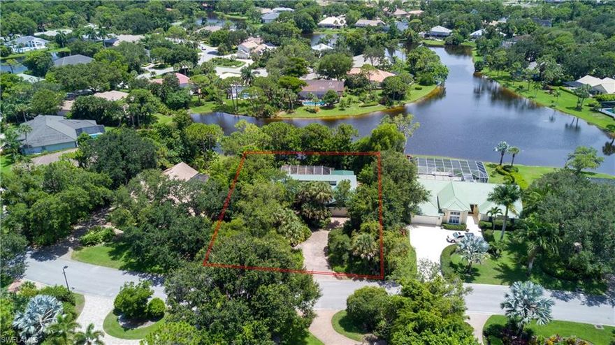 Opportunity knocks!! Exceptional lake front lot in Woodlake in Bonita Bay..the hottest subdivision in Bonita Bay.
This is a wood frame home built to the highest standards and it is the perfect home to remodel into something very special. There are many advantages to a remodel of a frame home and this particular home has great bones and has vaulted ceilings making the addition of 8' doors and sliders and 10' front doors an easy modification. The basic floor plan is super and allows for an easy enlargement of the master suite. This would be a fun, easy and very profitable project for an investor or an end user. The high end metal roof was new in 2018..The lot is wonderful lake front lot with great SW exposure and I believe the garage can be modified to a 3 car garage...there's just too much potential in this rare fine opportunity..let me show you some of my ideas and lets brainstorm to create one of Bonita Bays finest homes which will look and feel just like a brand new upon completion.