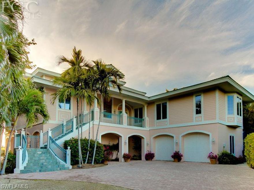 Spectacular Gulf-front, 4BR/5BA home, built by George Parker, in private & gated SSR. Great floor plan brings the Gulf into your living space. Beautiful Southern pine floors throughout, custom tile, security system, plantation shutters, volume ceilings, gourmet kitchen w/top of the line appliances,Cooktop is gas, double ovens are electric, great room w/gas fireplace, separate family/media room, priv. elevator, 2nd floor master suite has his & hers bathrooms, workout room w/Bamboo floor & breakfast bar, office w/bay window, priv. balcony & sun deck. So many beautiful details, surround sound, crown molding, Brazilian Palope decking, 2-car garage, paver driveway, new a/c's 2012. Amenities include: Sparkling Pool & Tennis Courts