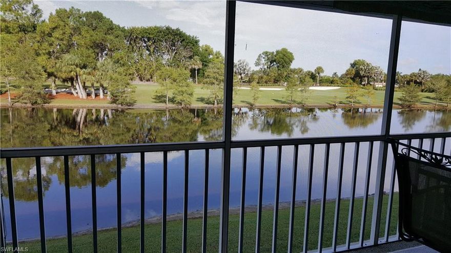 ROYAL WOOD GOLF CLUB  Hurry over to see the best priced 2 bedroom, 2 bath condo overlooking the golf course and lake.  Cathedral ceiling, large laundry room, eat-in kitchen, new air and hot water heater. Steps to pool, spa, bocce and tennis.  Club is one of the most reasonable bundled golf communities around offering challenging course, putting green, restaurant, library, fitness center and large card room.  Lots of social activities throughout the year.  Short drive to 5th Ave. restaurant, shopping and the Gulf of Mexico.