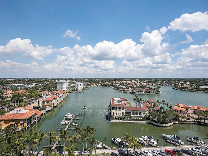 Come and feel the Sweeping views from this exceptional three-bedroom, three-bathroom Park Shore residence.  As you enter through the double doors, the foyer opens to wide east views of the Venetian Bay and Park Shore.   In the morning watch the sunrise and in the evening enjoy the city lights from this Penthouse level residence.  The open floor-plan offers a an open dining/living room, yet removed enough for separation with a Real Wood Burning Fireplace.   The large master bedroom with private master bathroom is just perfect for the new owner to make it their own.  Two additional bedrooms and two full bathrooms complete this perfect picture. Nestled on Naples beach, you have every opportunity to enjoy white sand beaches, picturesque walks and sunsets. This magnificent condominium is located just steps to shopping and dinning.  The Allegro is centrally located in one of the best locations in Park Shore.  This pet friendly building offers full time attended lobby, fitness center, library, billiards room, under building parking, pool and spa with covered cabana.