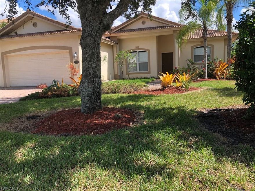 One of the best value in Bella Terra.  This home is conveniently situated near to all of the amenities Bella Terra has to offer including a Resort-style Clubhouse, 24 hour fitness center, activities for all ages. A beautiful resort-style pool and spa deck, secured children's play area, bocce ball, sand volleyball courts, tennis and pickle ball courts, basketball, soccer/softball fields and an in-line skate rink. Centrally located near I75, SWFL Airport, Miromar Outlets, Coconut Pointe Mall, dinning and theaters.