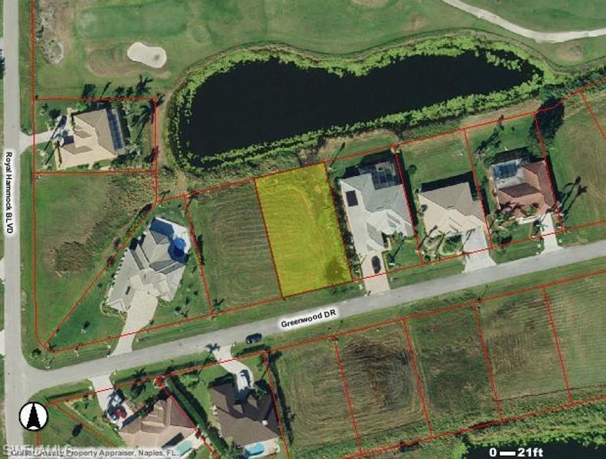 L.1747 - Golf course and lake views!!! Build your dream home on this .30 acre lot located in the Royal Palm Golf Estates community. Golf membership is optional and homeowner’s association fees are only $1,680 a year. The golf memberships to Eagle Lakes Golf Club vary from a summer membership fee of $895 to an annual fee of $ 4,750 with all memberships including the cart fees. This wonderful community is located in the up and coming Naples area where shopping and dining are just a short drive away.