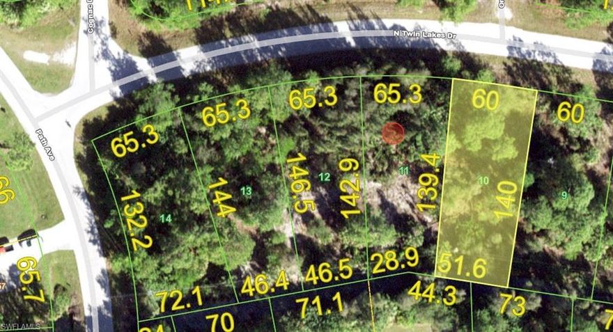 Very nice lot located in Punta Gorda's highly desirable Tropical Gulf Acres, The lot next to this is also available from same owner buy them both for a discount second lot is in picture with red circle on it.  These lots are selling fast