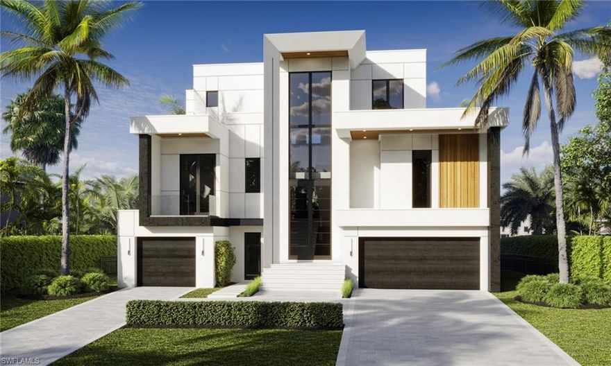 The Opulent-  Buildable Plan from $4,685,000 +
 
WELCOME TO THIS PEACEFUL WATERFRONT PROPERTY, GULF-ACCESS, ONLY A 5-MINUTE BIKE RIDE TO BAREFOOT BEACH & MINUTES DRIVE TO VANDERBILT BEACH OFFERED IN NORTH NAPLES COVETED “LITTLE HICKORY SHORES” COMMUNITY, STILL IN COLLIER COUNTY! Enjoy a 15-minute boat ride to the Gulf with no bridges. No restrictions, no HOA. Minutes to grocery stores, Coconut Point Shopping Center, Mercato, and walking distance to restaurants. Enjoy living life from the comfort of the backyard only steps away from fishing, kayaking, canoeing, and boating. 

The existing home, single-story, 2 bedroom /2 bath with updated bathrooms, kitchen, flooring, and roof is being sold “as is” with complete plans to demo and construct a stunning 3-story modern home design. 
The Opulent features: A lavish modern masterpiece, boasting a 4,326 sqft of living space with top of the line finishes, 4 spacious bedrooms each with its own ensuite, den, 6 bathroom, 6 car garage, boat dock and lift, elevator, massive outdoor living space with outdoor kitchen, dining, pool, spa, and screened lanai. Perfect for entertaining guests or just living in luxury.

This sale is being offered in two parts: (1) a standard "AS IS" Residential Contract For Sale And Purchase for the existing property and initial payment for the construction works and (2) a Construction Services Agreement for the build of the new home, The Opulent, a modern, unique and beautifully designed model home. Construction of the home will take place under the Construction Services Agreement after Closing of the property per the included documents. The Opulent presented by Gemini Properties Group, Inc. Some photos in this listing have been virtually rendered and do not represent the current standing of the property.
