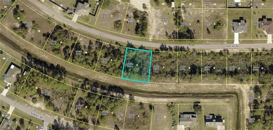 Chance to get 2 side by side lots together to create over 1/2 acre.  Great area of Lehigh Acres with new homes all around. Quiet neighborhood and plenty of room.  This one will sell fast.