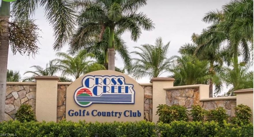 FLORIDA LIFE STYLE MADE EASY -Do not miss this opportunity to own a piece of refined living in the esteemed Cross Creek Country Club. Experience a vibrant community lifestyle in this meticulously crafted condominium within a premier golfing community designed by the legendary Arthur Hills. Enjoy this active community offering residents numerous activities, golf leagues and tournaments, a tennis/bocce course, pickleball, and a restaurant with menus crafted by awarded chefs—weekly social activities, events, dances, and dinners. Golf membership is bundled with a reasonable HOA fee, insurance, exterior building, lawn maintenance, and water.
Two spacious and exquisitely designed bedrooms adorned with ample natural light, providing a serene sanctuary for restful nights. Two well-appointed bathrooms, a walk-in closet, and a gracefully designed living area boasting panoramic views of the 17th fairway create a picturesque backdrop for relaxation and leisure. The property is excellent for investment, a second home, or permanent residency just minutes from the area's most coveted restaurants, shops, beaches, and RSW airport ***260+ acres. of paradise***