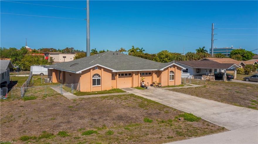Well-maintained duplex ideally located just off Del Prado Blvd and near Veterans Pkwy, offering unbeatable convenience to shopping, dining, schools, and easy access to Ft. Myers. Situated close to county bus routes, making it especially attractive for tenants seeking walkable and transit-friendly living.
Each unit features 2 bedrooms, 2 bathrooms, a 1-car garage, and approximately 1,162 sq ft of living area, plus a screened lanai for added outdoor space. Spacious layouts provide comfortable living for both tenants and owner-occupants.
Major updates have been completed for peace of mind, including a new roof (2022), skylight (2020), and updated 125-amp electrical panels (2019). One unit was replumbed in 1999 and the other in 2002. A/C systems replaced in 2017 and 2018. Built in 1988 and consistently maintained.
Located in a non-flood zone—no flood insurance required and no history of flooding.
One unit is currently leased through February 2027, providing immediate income—perfect for an owner-occupant or to lease at market rent.
Excellent opportunity for investors or buyers looking to live in one side while generating rental income from the other.