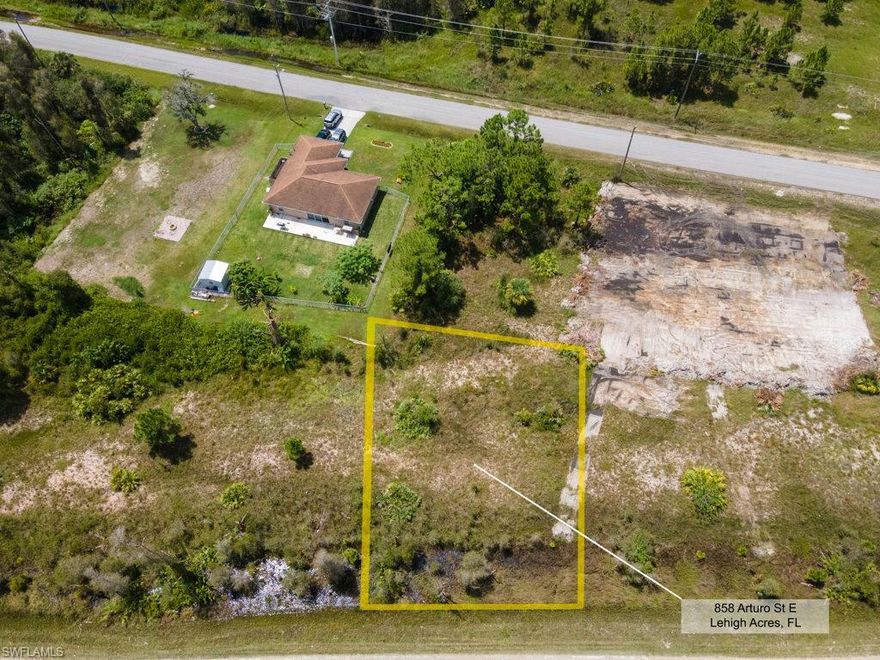 Nestled on a spacious .25 acre lot, this prime piece of real estate is zoned for a single-family home, offering the perfect opportunity to build your dream residence or make a savvy investment for the future. Its strategic location promises convenience and accessibility, being close to State Route 82, making commutes a breeze. Just 20 miles from downtown Fort Myers, 28 miles from the picturesque Fort Myers Beach, and a mere 7 miles to the vibrant heart of Lehigh, this property ensures you’re never far from essential amenities. Enjoy easy access to an array of restaurants, schools, diverse shopping options, and more. Whether you’re an investor seeking the next lucrative opportunity or a home builder ready to create a masterpiece, this lot provides the ideal canvas for your vision. Don’t miss out on the chance to secure a spot in this thriving and well-connected community.