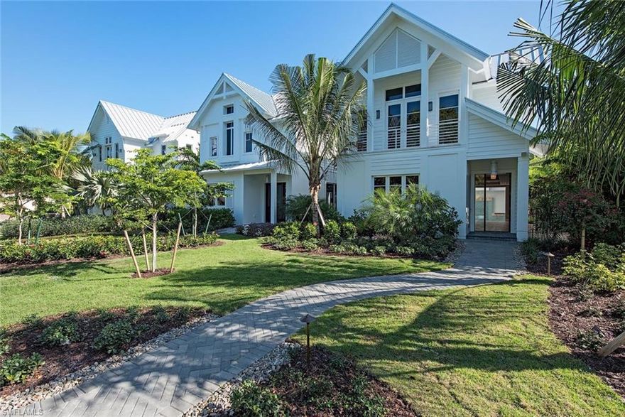 NEW CONSTRUCTION NOW COMPLETE AND FURNISHED!! The developers of the Award Winning Mustique of Olde Naples, proudly presents Makaya of Olde Naples. A new construction development of 3 gorgeous Old Florida - style cottages that fit perfectly with the casual yet upscale charms of Olde Naples. This home has 3109 square feet of living area with 3 bedrooms plus den. Penned by MHK Architecture and built by Waterside Builders. This home features floor to ceiling glass throughout the entire dining-living area with views out to the pool/spa with waterfall. Other amenities include a covered outdoor living area with fireplace, gas grill, 2 car garage and tropical landscapes. Located in the heart of Olde Naples, South of 5th Avenue, Makaya residents will have an easy walk to both 3rd Street South and 5th Avenue South as well as beaches.