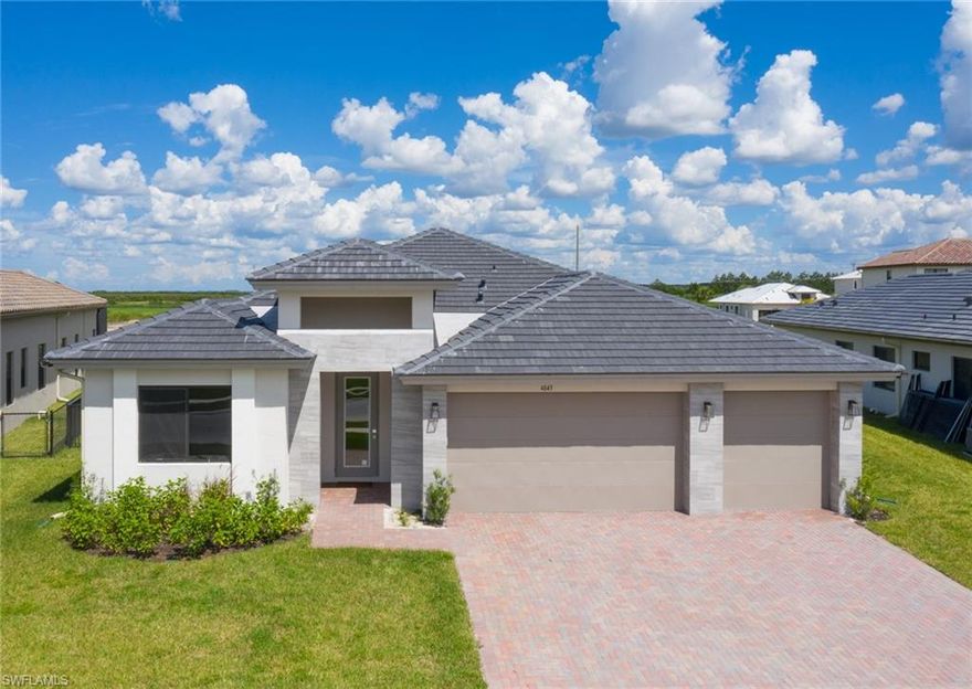 Amazing home in Maple Ridge! Offering 4 bedrooms, 3 full baths, a 3-car garage, and a large, fully fenced-in yard. Many tasteful upgrades can be found inside as well. The property is only a short stroll from the Clubhouse, where you can enjoy the resort-style pool, gym, sauna, pickleball, and many other amenities. Ave Maria hosts several free community events year-round. Youwill benefit from all the amenities this beautiful town has to offer, such as two community parks with tennis and pickleball courts, a dog park, a basketball court, biking and walking trails, soccer and baseball fields, Frisbee golf, and access to the water park and community gym.