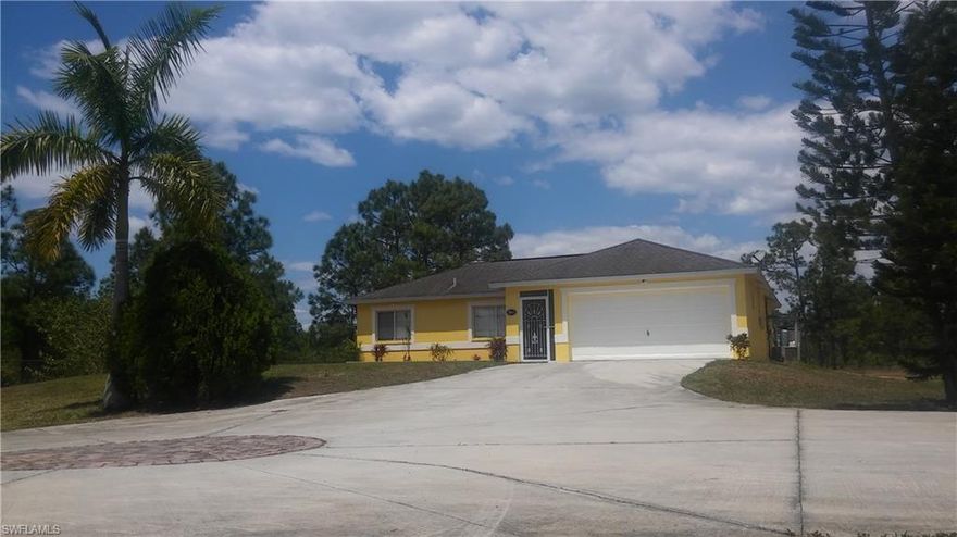 Look no further, this could be your dream home at The Golden Gate Estates. The property sits on 2.27 acres, completely fenced. Yes, you read correctly, THE ENTIRE PROPERTY IS FENCED ($15,000+ value)!  Concrete driveway, screened and spacious lanai. Remodeled bathrooms and kitchen both with granite counter tops. Appliances and light fixtures in like new conditions.  The house is freshly painted in and out including the garage floor.  Do the math and realize the savings. I am sure you will love this home, it will be gone soon, do not let it pass. Easy to show, contact me now my info is below or seller at 239-200-5530