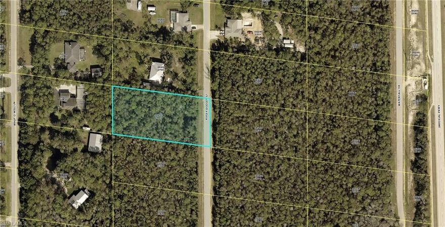 This 1.25 acre property can be developed into your Dream Home. Great opportunity to enjoy country style living while minutes from Coconut Point Mall, great restaurants, entertainment, Germain Arena, FGCU, schools, golf courses, fantastic beaches, fishing, SWFL International Airport, and so much more are very close to this Bonita Springs Acreage. Horses are permitted, and central water is available. Rear Western exposure. San Carlos Estates is an excellent community with very nice homes. Wetlands presence.