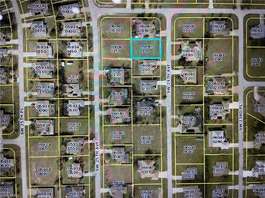 Here is your chance to build your dream home in one of the most sought after neighborhoods in SW Cape Coral within 1 mile from Surfside BLVD. Centrally located near shopping, restaurants, beaches, golfing, boating & schools. Buyer to assume very low assessment balance. Seller is motivated and ready to sell!