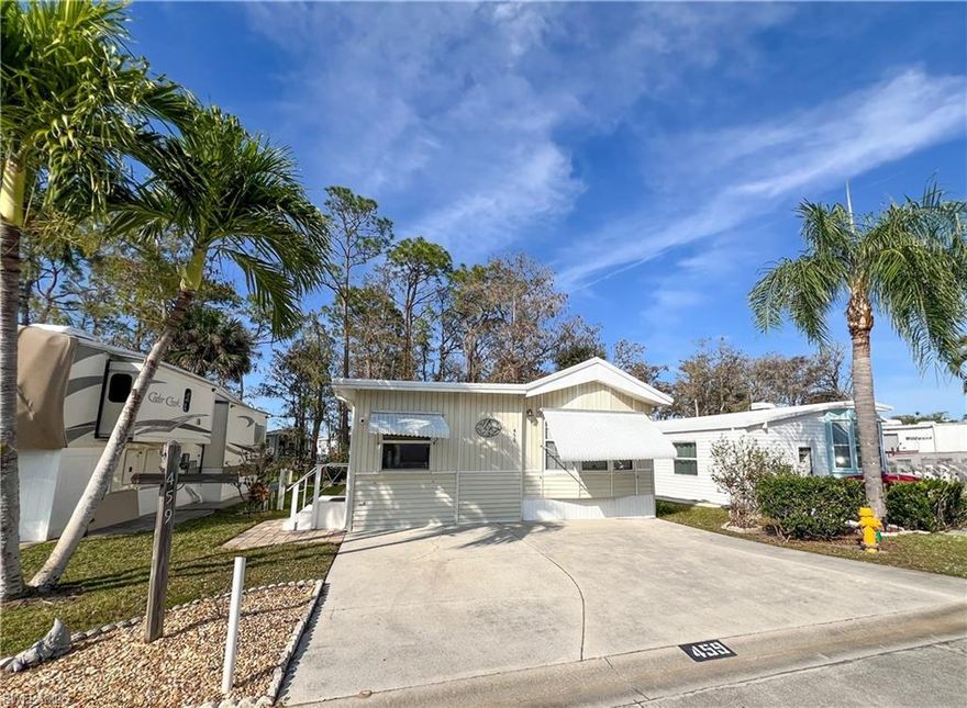 Exceptional Value in Imperial Wilderness — Spacious, Turnkey, and Priced to Move!

Welcome to one of the largest and most flexible homes in Imperial Wilderness, a vibrant 55+ gated community where you own the land. With a limited-time price and financing available, this home delivers unbeatable value for full-time residents, seasonal snowbirds, or savvy investors.

Inside, you’ll find a light-filled 2-bedroom + den, 2-bath layout designed for both comfort and versatility. The oversized living room offers plenty of space for entertaining, while the generous dining area can easily accommodate a full table and buffet—plus it’s perfectly positioned if you ever wish to expand the kitchen. The primary suite features a private en-suite bath with tub/shower combo, and the king-sized guest bedroom is adjacent to a second full bath with a walk-in shower and nearby laundry. The den is a true bonus—ideal as a third bedroom, home office, or creative studio.

Step outside to enjoy peaceful cypress views from your private balcony, or fire up the grill on your spacious patio. A ramp offers added accessibility, making this home as functional as it is welcoming.

Imperial Wilderness is a land-owned, pet-friendly community with low HOA fees that cover cable, water, sewer, lawn care, lawn maintenance, irrigation, and more. Resort-style amenities include two pools (one fully screened), a spa, pickleball, shuffleboard, bocce, and a year-round calendar of social events that make it easy to connect with neighbors and friends.

Best of all for investors? Start earning income right away—no holding period and flexible lease terms from 1 to 12 months are allowed.

Shown by appointment only. Select photos have been virtually staged to illustrate potential.