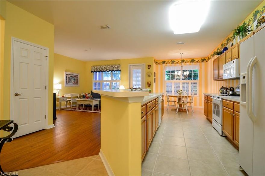 ***WOW -- HUGE PRICE ADJUSTMENT - OVER $55K***SELLER WANTS THIS LOVELY CONDO SOLD!! First floor corner unit with a very spacious, open floor plan in Majestic Palms. Impeccably furnished 3 bedroom, 2 bath condo is being sold turn-key. Features include beautiful bamboo flooring throughout with tile flooring in entry and kitchen area, plantation shutters with pull down shades on all windows, eat-in kitchen, lots of cabinets and storage, large breakfast bar, split bedroom floor plan, walk-in closets, and laundry room. Majestic Palms is a pet friendly community (no weight limit), and is located in the highly desirable Iona area (McGregor Blvd. and San Carlos), within minutes to Fort Myers Beach, Sanibel Beach, restaurants and shopping. This home will make a fantastic full time, seasonal or investment home. BRING OFFER!!!