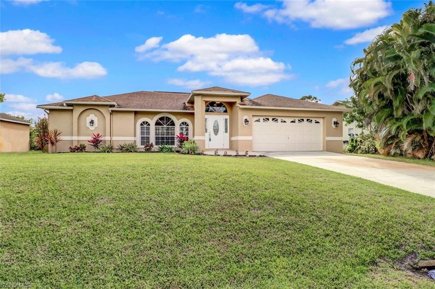 This meticulously kept and ideally located property is completely move-in-ready! Boasting phenomenal upgrades such as a remodeled master bathroom in 2018, remodeled guest bath in 2019, exterior/interior repainting, whole house water treatment system paid through 2019, reverse osmosis system, stainless steel appliances, granite counter-tops throughout and a renovated kitchen. Features of this home include a highly desirable natural light filled Southern exposure, expanded screen in lanai, elegant arched windows in the living room, an open concept floor plan with soaring vaulted ceilings AND NO HOA FEES! Schedule your private tour today. This home is sure to sell quickly!