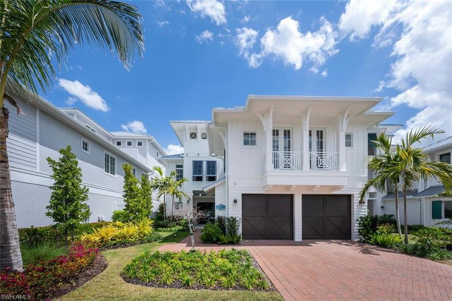 Available Seasonally ($65,000/M) and Annually ($35,000/M). Experience luxury and prestige at its finest in Mangrove Bay, just a short stroll from Naples’ iconic 5th Avenue. This exceptional 4-bedroom, 4.5-bathroom home with a 6-car garage epitomizes downtown living. Available for both seasonal and annual leases, it offers breathtaking views of the Gordon River. The gourmet kitchen showcases top-of-the-line finishes, custom cabinetry, high-end Thermador appliances, a natural gas range, a Sub-Zero wine refrigerator, and stylish décor throughout. The expansive primary suite is designed with a king-sized bed for ultimate comfort, and each guest bedroom also features a king-sized bed. A private elevator provides easy access to all three floors. With over 2,900 square feet of outdoor living space, this home is perfect for entertaining. The outdoor area includes a gourmet kitchen, fireplace, and a massive pool area designed for relaxation. The resort-style pool boasts a negative edge, custom water feature, and spa, offering a true oasis experience. This stunning home also features a 6-car garage and a dedicated boat garage. No detail has been overlooked, embodying the pinnacle of Naples living at its finest. Construction is complete and CO is expected in December. Photos will be added once the property is fully furnished.  Live exceptionally in Mangrove Bay!