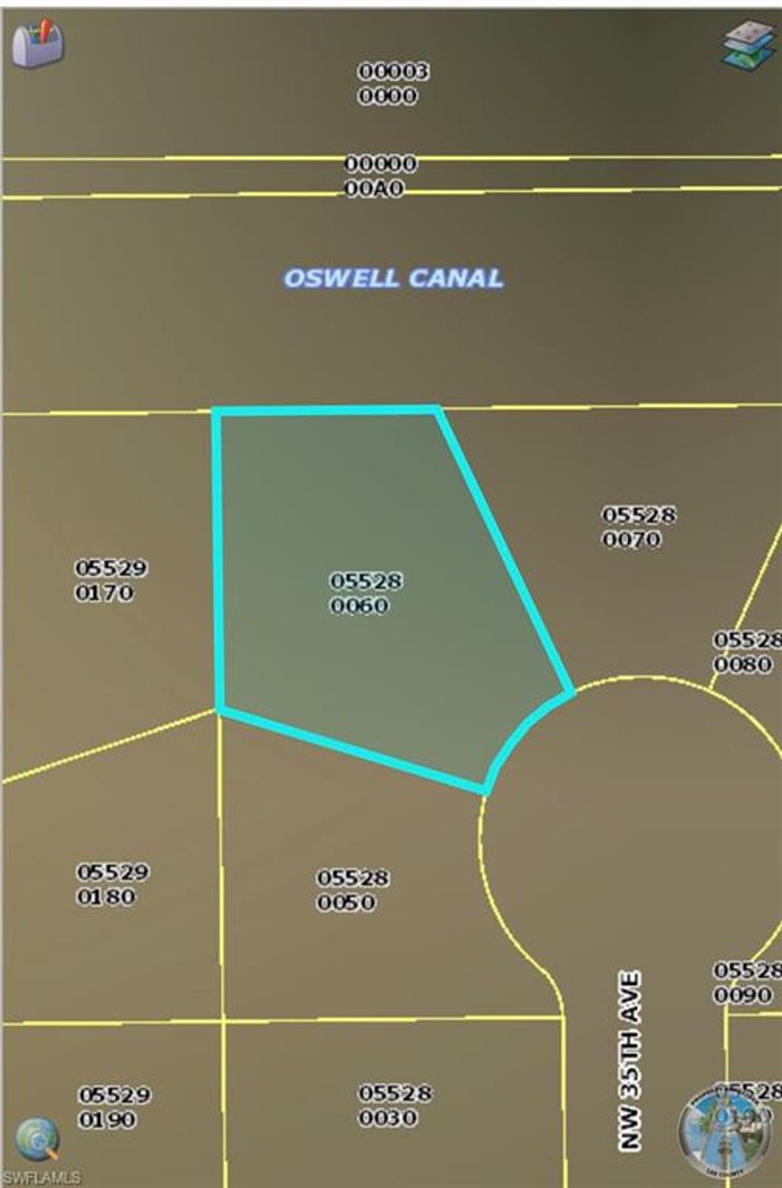 Perfect Lot for your dream home!  This waterfront lot is ready for you to build your dream home in SW Florida paradise!  Oversized lot in desirable Cape Coral location on a Cul-de-sac with toms of room for house and pool!  Make your dreams a realty and start today with this beautiful piece of land!