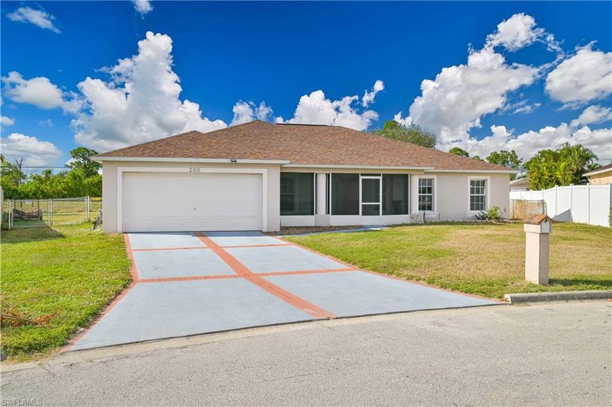 Welcome to your dream home! This 4 bed plus Den, 2 bath home is ready to impress. Boasting over 2,200 sqft & nestled on an oversized lot in a beautiful neighborhood, this property offers both space and charm. Step into relaxation as you explore the expansive floor plan. The highlight of this home is definitely the large lanai with a heated pool and spa–perfect for unwinding after a long day or entertaining guests. Additionally, the fenced-in yard provides privacy and security, allowing you to make the most of outdoor living.This home has been meticulously maintained, with a newer roof & AC system ensuring peace of mind for years to come. The interior has been tastefully updated with new wood plank tile, creating a seamless flow throughout the entire home. The freshly painted walls create a bright and welcoming atmosphere. The spacious kitchen is a haven for culinary enthusiasts, featuring stainless steel appliances & ample counter space. Prepare delicious meals or gather with loved ones in this inviting and functional space. The open concept design seamlessly connects the kitchen to the dining & living areas, making it perfect for entertaining. NO HOA & No Flood Insurance Required.