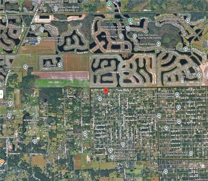 Great opportunity to own a 0.24-acre residential lot in Fort Myers located in the desirable Buckingham area. This property is perfect for building your dream home or holding as a long-term investment in a rapidly growing part of Southwest Florida. The lot is approximately 10,280 square feet and sits on a paved public road, offering easy access for future construction. The surrounding area features newer homes and ongoing development, making it an attractive location for homeowners and builders alike. Enjoy the peace and privacy of a quiet neighborhood while still being just a short drive from shopping, dining, schools, and major roadways. The property is conveniently located near Downtown Fort Myers, Buckingham, and provides easy access to Interstate 75 for commuting throughout Southwest Florida. Whether you are looking to build now or invest for the future, this lot offers excellent potential in a growing area of Fort Myers.