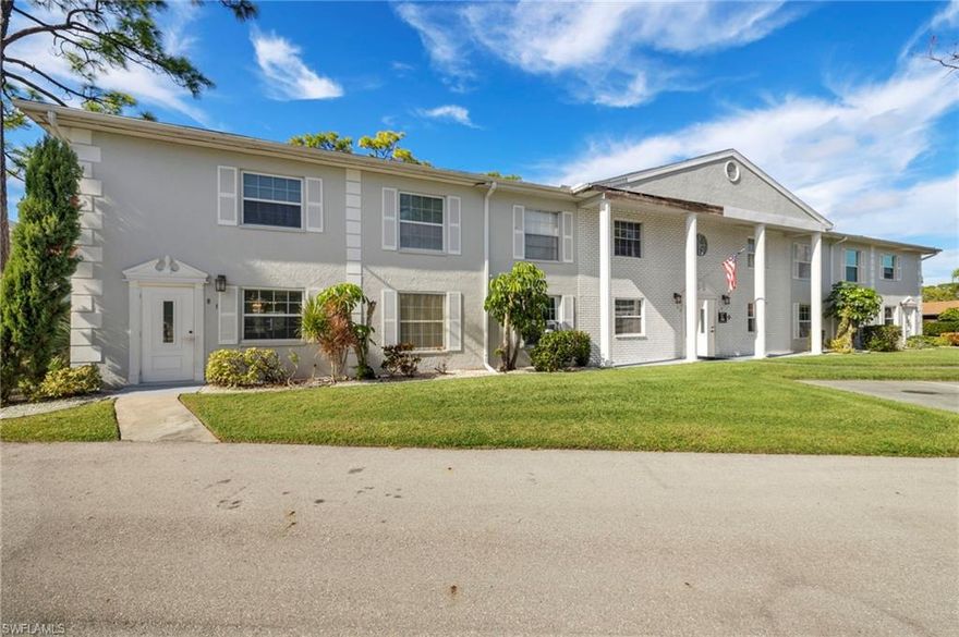 Located in a quiet and well-maintained 55+ community in North Fort Myers, This condo offers the tranquility of suburban living while being just minutes away from shopping, dining and entertainment options. This beautifully appointed 2-bedroom condo offers a perfect blend of comfort, style, and breathtaking views of the lovely water featured ponds. This condo provides the ideal living space for those seeking a serene yet convenient lifestyle. What a great opportunity to buy a completely updated home with all new paint, updated bathrooms and a magnificent crisp clean kitchen offering quartz countertops and pass thru, all new appliances, soft close cabinets and drawers and a recessed ceiling, and is large enough to accommodate an eat in area. The split bedroom floor plan also comes with lots of storage space. Brand new A/C unit! The oversized washer and dryer have their own closet space on the lanai. For the unpleasant weather events, it also offers accordion shutters for the spacious screened lanai as well as shutters for the windows. Brand new A/C installed November 2023. AGENTS - READ IMPORTANT DISCLOSURE IN AGENT REMARKS!!!