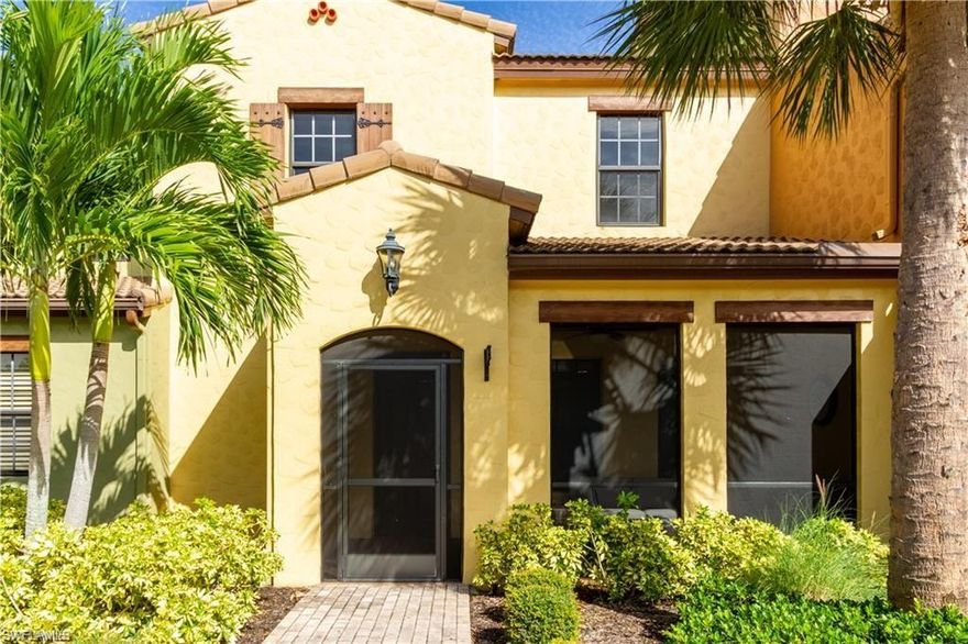AVAILABLE December, January & February! This BEAUTIFUL, VERY WELL MAINTAINED PASEO townhome features 2 bedrooms, 2.5 baths and is located on a QUAD, where you are steps away from your semi-private pool! Granite countertops in the kitchen and baths, tile laid on the diagonal on the entire first floor with carpet on the stairs and second floor. A large workspace is located on the second level, perfect for those who work from home! PASEO VOTED COMMUNITY OF THE YEAR 9 YEARS IN A ROW!! Come relax by the RESORT STYLE POOL or enjoy a beverage at the TIKI BAR. Watch a game at the PUB or enjoy brunch at the BISTRO. Grab a friend and watch a movie in the cinema or work out in the FULLY EQUIPPED GYM. Enjoy a game of doubles on the 6 har tru TENNIS COURTS or join in the fun at the PICKLEBALL COURTS!! Come enjoy the PASEO LIFESTYLE.