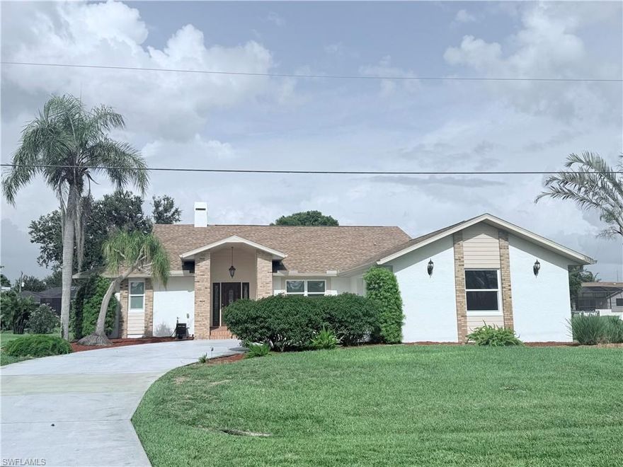 Securely nestled next to Estero Bay Preserve State Park, you can feel right at home with nature. 
Fully renovated, well maintained 3bed (+Den) 2bath 2457 Sqft ready to move into home. Newly remodeled featuring flooring, cabinets, appliances. baseboards, paint inside and out, new AC unit, water heater, new roof in 2021, two fireplaces, city water, well pump for irrigation/sprinkler system, and much more.
Just a short walk to an 11,000-acre State Park & Preserve with miles of scenic hiking trails. Only 20 minutes to landmarks such as the Minnesota Twins and Boston Red Sox Spring Training fields, Ft. Myers airport, 
 Barefoot Beach County Park, Bonita Springs Beach & minutes to great shopping, dinning & a variety of things to do. Low HOA ($100 per year) The list goes on and on. Don't Miss your opportunity Be sure to schedule your showing today