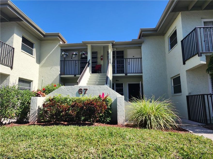 Discover the Florida lifestyle in Hidden Gardens, a welcoming 55+ community centrally located in South Fort Myers.This second-floor condo features a desirable split floor plan with 2 bedrooms, 2 full bathrooms, an ideal for comfortable, low-maintenance living.
Enjoy resort-style amenities including a solar-heated oversized pool, clubhouse with billiards and library, fitness center, shuffleboard and bocce courts, barbecue/picnic areas, vehicle wash station, and lush walking paths throughout the beautifully landscaped grounds.
Prime location offers tranquility yet unmatched convenience: minutes to Bell Tower Shops, Publix, Target, restaurants, Barbara B. Mann Performing Arts Hall, and top medical facilities like Gulf Coast Medical Center. World-famous beaches (Fort Myers Beach & Sanibel Island) are just 10-15 miles away, with easy access to RSW International Airport.
Pet-friendly and in a balanced market where affordable 55+ properties are in demand, this is your opportunity to own a piece of Southwest Florida paradise. Schedule a showing today!