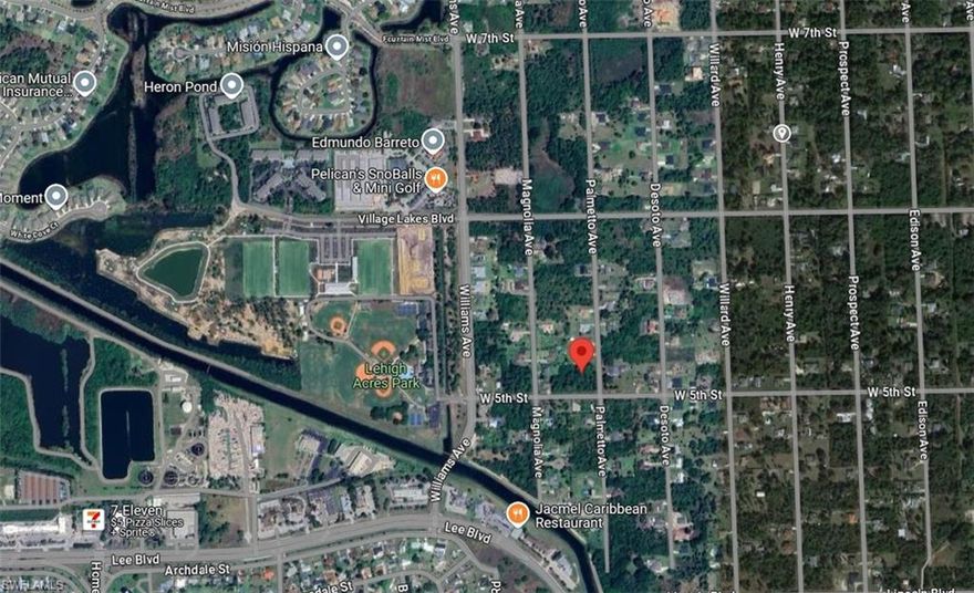 This beautiful half-acre dry lot is located in the desirable Lehigh Acres area (zip code 33972), offering a peaceful and quiet setting while remaining conveniently close to essential amenities. Situated near Lee Boulevard, this lot provides easy access to major roads, making commuting to Fort Myers and surrounding areas a breeze.

Enjoy nearby recreational attractions such as Pelican Snowballs Minigolf, and benefit from the proximity to Quality Inn Suites and Lehigh Acres Fort Myers Hotel, ideal for visitors. For nature lovers, the lot is also relatively close to Bedlands Park, perfect for outdoor activities.

Whether you’re looking to build your dream home or invest in land in a growing area, this property offers a great opportunity. With plenty of space and privacy, surrounded by nature and few neighboring houses, this lot is perfect for those seeking tranquility while staying connected to modern conveniences.