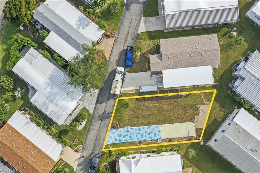 Nestled in the vibrant ages 55+ community of Thunderbird, this manufactured home lot offers the perfect opportunity to embrace the Florida lifestyle. Located just a few miles from the pristine shores of Fort Myers Beach, you’ll enjoy convenient access to sun, sand, and surf. The community boasts a sparkling pool, shuffleboard courts, horseshoes, and bocce ball, providing endless opportunities for leisure and socializing. Low HOA fees of just $100/month! BRAND NEW electric service put in place to make your transition as seamless as possible. Thunderbird’s welcoming atmosphere and well-maintained amenities make it a sought-after destination for active adults. Don’t miss the chance to create your dream home in paradise!