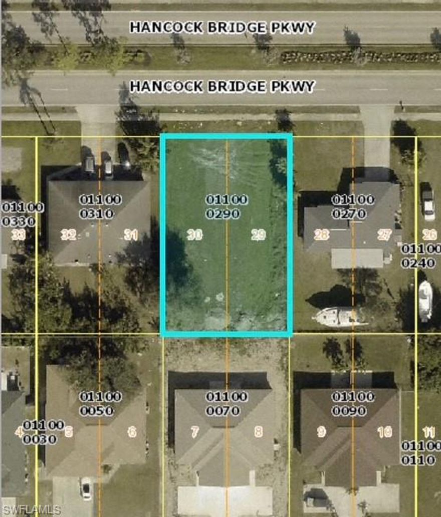 Rare opportunity to secure one of the few remaining multi-family buildable lots on Hancock Bridge Parkway. This well-located parcel offers outstanding convenience with nearby shopping, dining, and everyday amenities just minutes away. Direct access into Fort Myers provides commuting ease and long-term value for future residents. Perfect for investors or developers seeking a high-demand location with excellent growth potential.