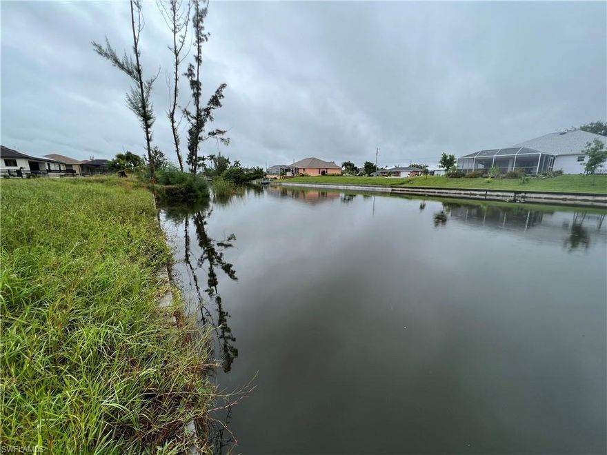 Where do we begin.....  Waterfront and ready to build!  Features include: Southern Exposure, 100 ft Wide Fresh Water Canal, 2020 Seawall, ALL Assessments Paid, Lot is Cleared, and Survey Available!  Located on the Sovereign canal, in a quiet neighborhood with no thru-traffic! Home Depot, restaurants, banks, gas station, & Veteran's Parkway only 2 minutes away. Come and see this neighborhood with new construction all around you!  This will not last long with all of those features!  We have connections with the best builders in Cape Coral!  Build your dream lot in the fastest growing city in America!