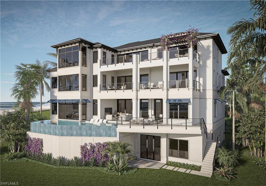 Unparalleled opportunity to own a prime building site consisting of two full platted lots in the exclusive, guard-gated Barefoot Beach community on a barrier island between Bonita Springs and North Naples, Florida. This is the only south-west facing double lot available, offering sweeping panoramic views of the Gulf, and exceptional natural light exposure throughout your future custom residence. 

Situated in one of Southwest Florida’s most prestigious beachfront neighborhoods, this build-to-suit property offers the opportunity to construct a bespoke luxury beach house tailored to your vision. Illustrative architectural concept plans and schematic floor plans by award winning architect Jon Kukk are available upon request. 

Key Features & Benefits:
• Exclusive Gulf-Front Location with direct views of the Gulf 
• Two Full Platted Lots — Best South-West Facing Orientation on Barefoot Beach
• Custom Build Potential with concept plans available
• Guard-Gated Barefoot Beach Community with architectural guidelines 
• Resort-Style Amenities: Beach access, tennis courts, pickleball courts, community maintained pool, sidewalks, and optional boat slips available for separate purchase
• Adjacent to a 342-acre State Beach Preserve  with unparalleled natural Gulf shoreline and nature trails 
• Easy access to Southwest Florida International Airport (RSW) and multiple private FBOs for seamless travel
• Quiet, luxurious neighborhood ideal for a second home or primary residence.

Location Benefits:
• Prestigious Barefoot Beach location — one of Florida’s most sought-after guard gated beachfront communities
• Proximity to high-end dining, world-class shopping, golf courses, and boating marinas
• Situated in the Bonita Springs / Naples coastal corridor of Collier County.

Build your dream Gulf-front estate in a community known for privacy, exclusivity, and exceptional value.