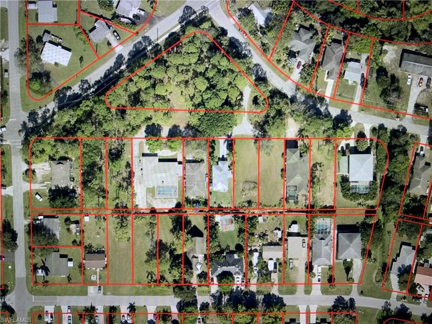 Build your dream home close to all that is happening in downtown Bonita Springs. This property offers wonderful potential to build your single-family home with NO HOA FEES. The lot next door (10080) is also available and both lots must be sold together. Buyer is responsible for extending current road to the property and should check with the City of Bonita Springs Community Development Department to get details before submitting offer.