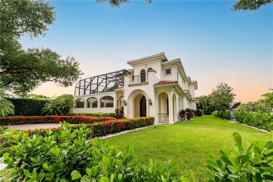 2012 superior quality of construction and location location location! Walk to the new upcoming 4 Seasons. Best Buy west of US 41 - Zillow Value 3.9 million+.  5 bedrooms, 5 bath Old Naples pool/spa home with soaring 30 ft living room ceilings, a covered lanai and outdoor kitchen, elevator, and 3 car garage (on alley).