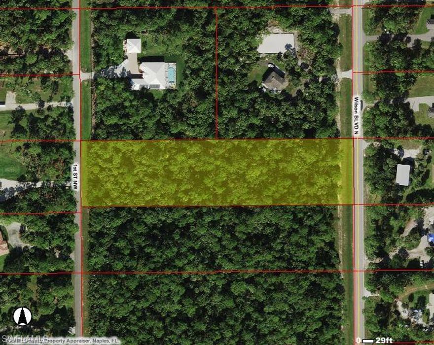 THIS PROPERTY IS AVAILABLE AS THE N1/2 OF TRACT 132 FOR $329,000 OR SOUTH 1/2 OF TRACT 132 FOR $329,000. FIVE ACRES AVAILABLE FOR $658,000. PROPERTY RUNS FROM 1ST STREET NW TO WILSON BLVD. WILSON BLVD IS SLATED TO BE EXPANDED TO FOUR LANES SOMETIME IN THE FUTURE. NICE PROPERTY OF PINES AND CABBAGE PALMS. NO ENVIRONMENTAL AVAILABLE BUT LOOKS GOOD. THE STREET IS NICE AND PROPERTY IS SURROUNDED BY LOVELY HOMES.  CONVENIENT LOCATION TO PUBLIX, WALGREENS, RESTUARANTS ETC.