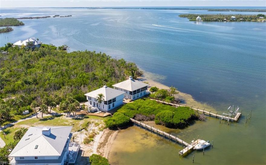 Tucked away in a quiet, seldom-traveled enclave along the mid-western shoreline of Useppa Island, this private 2-bedroom, 2-bath attached villa offers a rare sense of seclusion paired with sweeping coastal views. Oriented to the northwest, the residence overlooks the Intracoastal Waterway with panoramic sightlines stretching across Cabbage Key, Cayo Costa, Boca Grande Pass, and Gasparilla Island beyond.
The home features a thoughtfully designed “upside-down” floor plan, with two en-suite bedrooms located on the first level and the main living areas positioned above to fully capture the stunning water views. Upstairs, the kitchen, living room, and screened waterfront balcony create an inviting space for daily living and entertaining, while the lower-level bedrooms provide a quiet retreat at day’s end.
Designed for comfort and peace of mind, the villa is equipped with impact-rated windows and doors, along with electric storm panels protecting the screened balcony. Tasteful updates are found throughout, including recently renovated bathrooms, a new HVAC system, and a new water heater. Timeless wood flooring runs through the bedrooms, where classic finishes are complemented by the warmth and character of a traditional fireplace.
Just beyond the living room, the screened balcony overlooks a protected basin and shared dock. The property includes a one-third ownership interest in the dock, granting use of a boat slip—an exceptional amenity for island living. The dock sits just off the Intracoastal Waterway, with Cabbage Key less than a half-mile to the south. Cayo Costa State Park, renowned for its 7.5 miles of pristine Gulf beaches, is a short boat ride away via either Captiva Pass or Boca Grande Pass, both within four miles.
For many buyers seeking a true Florida island escape, sunset water views and private, deeded dockage rank at the top of the wish list. This residence offers both—providing a rare blend of convenience, beauty, and long-term investment security. Unit #303-A delivers these highly sought-after features in a thoughtfully finished, low-maintenance package.
The island’s private Club and common areas came under new ownership in late 2024 and are currently undergoing a multi-million-dollar renovation. Ownership of property on Useppa Island requires a Resident Membership with the Useppa Island Club & Marina. Buyers are encouraged to complete all due diligence regarding the Club’s policies, fees, and operations.