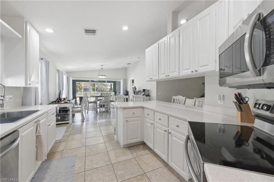 A stunning pool home in Verona Walk that perfectly blends comfort with the Florida lifestyle that buyers are searching for in Naples Florida.  This home offers a thoughtfully designed floor plan with spacious living areas, abundant natural light, and seamless indoor-outdoor flow. The kitchen serves as the heart of the home, featuring plenty of cabinetry, stainless steel appliances and plenty of space for entertaining or everyday living.  The primary suite is a private retreat, complete with a generous layout and an en-suite bath designed for relaxation. The additional ensuite bedroom offers guests their privacy and space.  The AC and hurricane garage door were recently replaced.  Step outside to enjoy your own slice of paradise, whether it's a morning coffee on the lanai or hosting friends in the outdoor living space, this home is designed to embrace the Naples lifestyle year-round.

Verona Walk is very pet friendly too! Verona Walk offers lower fees and Resort-style living with the incredible amenities offered, a 26,000 square foot town center, resort and lap pools, tennis, pickleball, fitness center, restaurant, gas station, post office, ice cream shop, miles of walking/biking trails, and more.  Located just minutes from world-class beaches, dining, shopping, and golf, this home offers both convenience and tranquility making it an exceptional opportunity whether you're looking for a full-time residence, seasonal escape, or investment property.