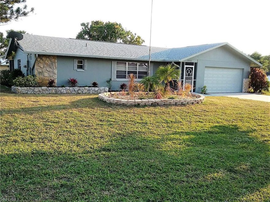 Looking for a new home to enjoy the Florida lifestyle? Take a look at this 3 bedrooms 2 bath home with NEW ROOF in 2018. NEW A/C in 2017 and maintained every 6 months! Updated kitchen,  water heater in 2015, NEW  electrical box inside and outside. Freshly painted inside and outside! NEW front and back screened lanai 2018. 1/3 of the house has hurricane windows, NEW ceiling fans with bracing in the ceiling. Laminated wood flooring in 2017! Pick your fruit from your own backyard from a Mango tree, Orange tree, Lemon tree, Avocado Tree and Lime tree. Large corner lot with plenty of room for a pool and enjoy the family outings. This home is located in the heart of Fort Myers with easy access to shopping, restaurants, entertainment and local beaches.  This house has so many updates it is a must see!! Call today for a private showing.
