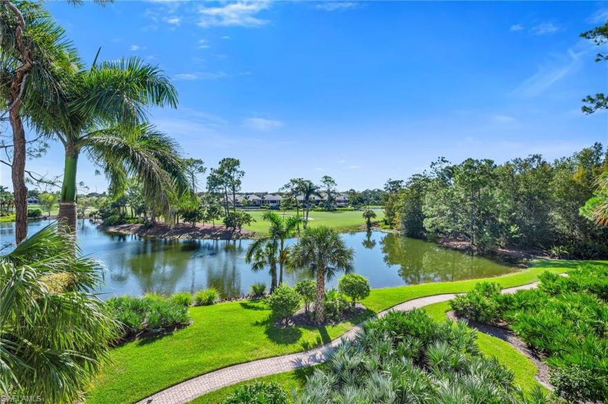 If expansive, beautiful, golf & lake views are important to you, then you have just found your new home. Welcome to the ultimate in resort living, where all is taken care of for you, as you experience the world-class amenities that Grey Oaks has to offer. This spacious condo has two balconies, so you can enjoy your coffee in the morning with the sunshine spilling over the community pool...and at the end your day, you can sip your cocktail while taking in the daily, breathtaking sunsets.  How wonderful would your next Winter be, living here?  This sprawling 3,300 square foot condo has three bedrooms, three full baths, plus a powder room, and a large dining room to entertain your family and friends, yet plenty of space to retreat, in case you need downtime.  The updated, contemporary kitchen has high-end appliances, quartz counters that any chef would love, and a Sub-Zero wine refrigerator. This is an ideal set up entertaining guests at the bar while you whip up appetizers.  L'Ermitage has a full-time superintendent on site, comes with 2 parking spaces and golf cart space. This is a special residence not available often, located minutes from downtown and beaches.  Welcome home!