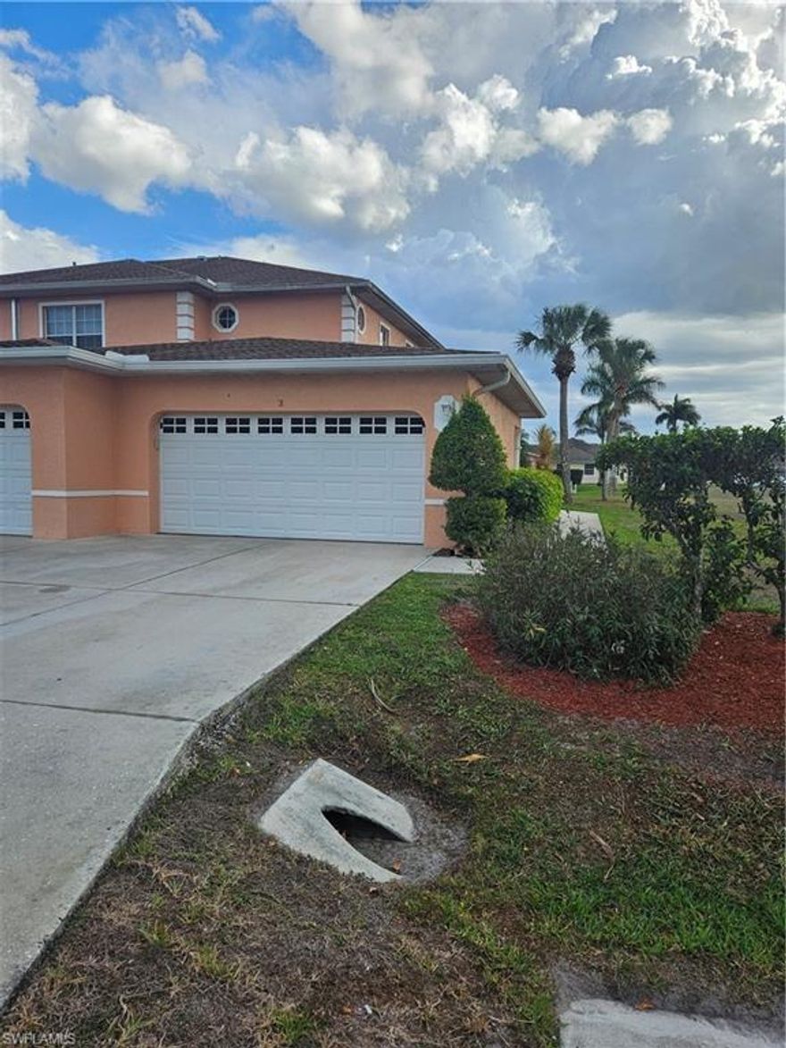 Beautiful second-floor end-unit townhome located in the desirable Majestic Lakes community off Homestead Road in Lehigh Acres. This spacious residence features 3 bedrooms, 2 baths, and a 2-car garage, offering an open and inviting floor plan perfect for comfortable living. Enjoy the added privacy and extra natural light of an end unit, along with a screened-in balcony ideal for relaxing mornings or evening sunsets. Conveniently located close to schools, parks, shopping, dining, and with easy access to Fort Myers, this home combines comfort, convenience, and location in one exceptional package.