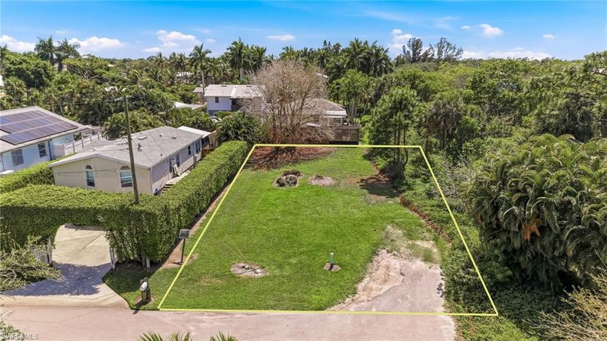 Beautiful lot tucked away at the end of a quiet street in the sought-after Bayshore area, surrounded by nature and exciting new construction. This rapidly growing neighborhood has seen numerous new homes recently completed and sold. Located just minutes from Bayview Park and Naples Botanical Garden, the property offers an ideal opportunity to build your dream home while enjoying the Bayshore lifestyle—biking scenic streets, walking along the water, and exploring nearby art galleries, restaurants, and parks.