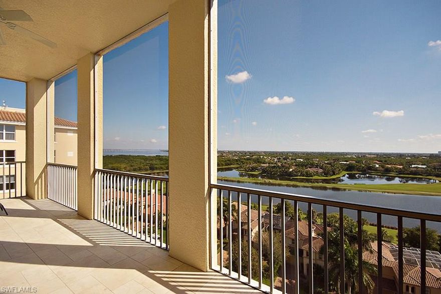 Luxury waterfront living - The Paramount at Gulf Harbour. Beautiful views from the screened terraces overlooking the Intracoastal,  Gulf Harbour community and marina. This 4 bedroom, 4 1/2 Bath, over 3,500 SF condominium has room for everyone. The 'Solent' floor plan features Grand Salon, Family Room, Wet Bar, two spacious screened Terraces, Kitchen, Pantry and Powder Room. Guest suite and other bedrooms open to their own terrace. The 4th room easily converts to Media/Den. Building amenities include Formal Entry with circle drive, secured Parking Garage, air-conditioned Storage, Fitness Center, Social room, Game room, Private heated Pool and Spa. Located close to airport, shopping, restaurants and beaches.