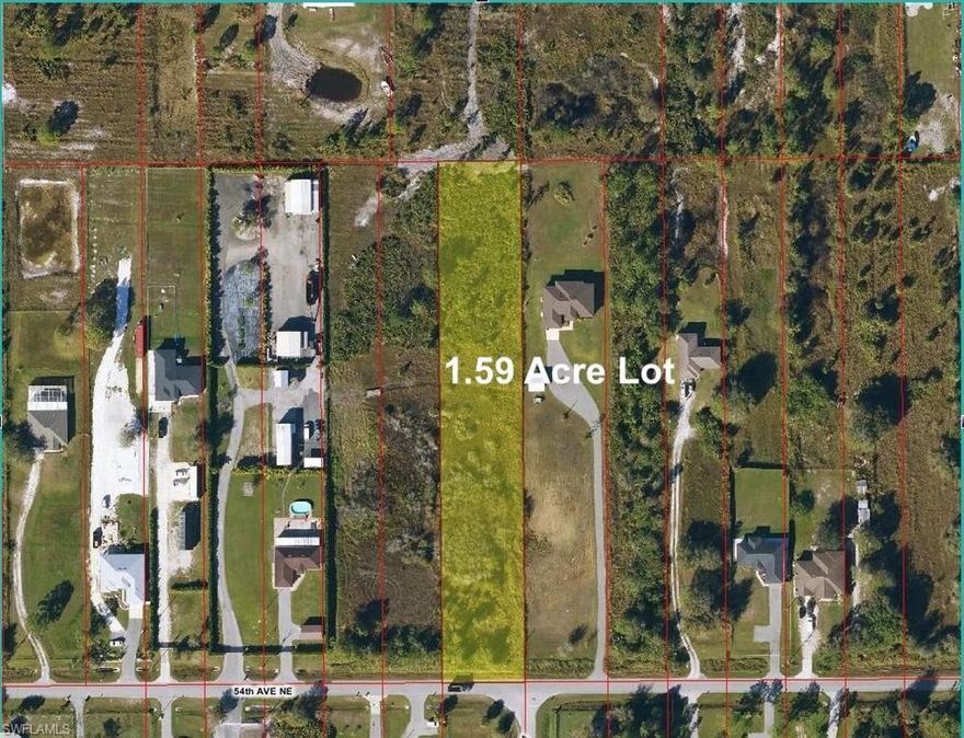 1.59 acre lot with approximately one third uplands located toward the back of the property, offering a great building site. No HOA and no restrictions holding you back. Plenty of usable space in the rear to position your home and maintain privacy.
Enjoy the flexibility to design and build exactly what you want. A solid opportunity in a fast growing area with increasing demand.