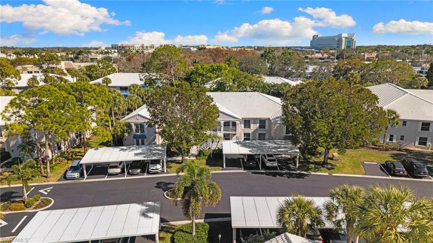 This location can't be beat!!  Located in the gated Pavilion Club Community,  this charming two bedroom, two bathroom condo is walking distance to Vanderbilt Beach and the Pelican Bay Community Park, home of 20 new pickle ball courts.  Also, conveniently located near Mercato and the Pavilion Shopping Center, home to a movie theater, fitness club and restaurants! A truly great location for those who like to walk or bike!

The unit is being offered turnkey and has been METICULOUSLY maintained. It is situated on the second floor with no unit above.  The high, vaulted ceilings in the living room greatly enhance the space and the kitchen and primary bathroom have been updated with new cabinetry.